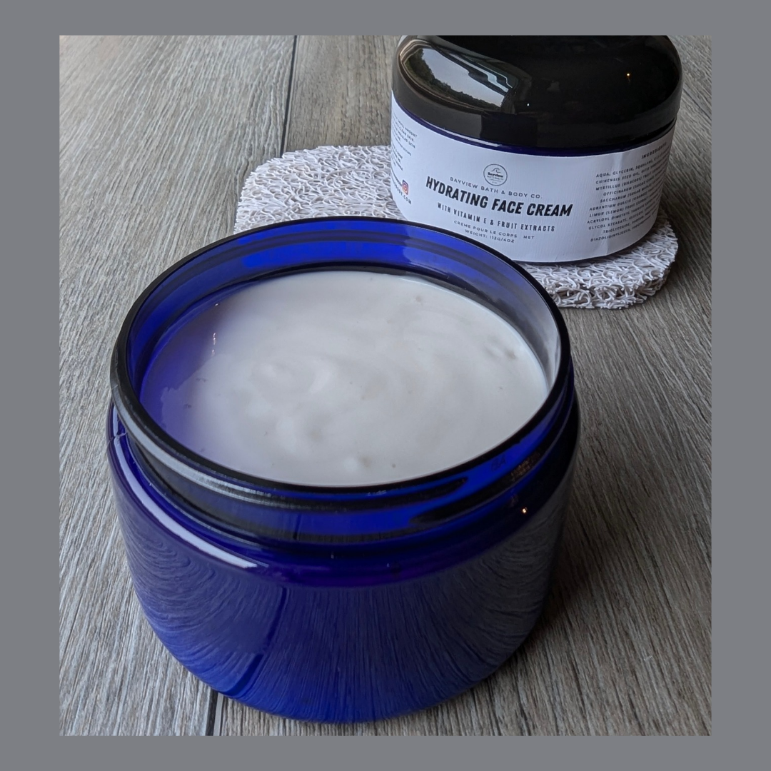 Natural Face Cream - Formulated for Dry, Sensitive Skin. 4oz