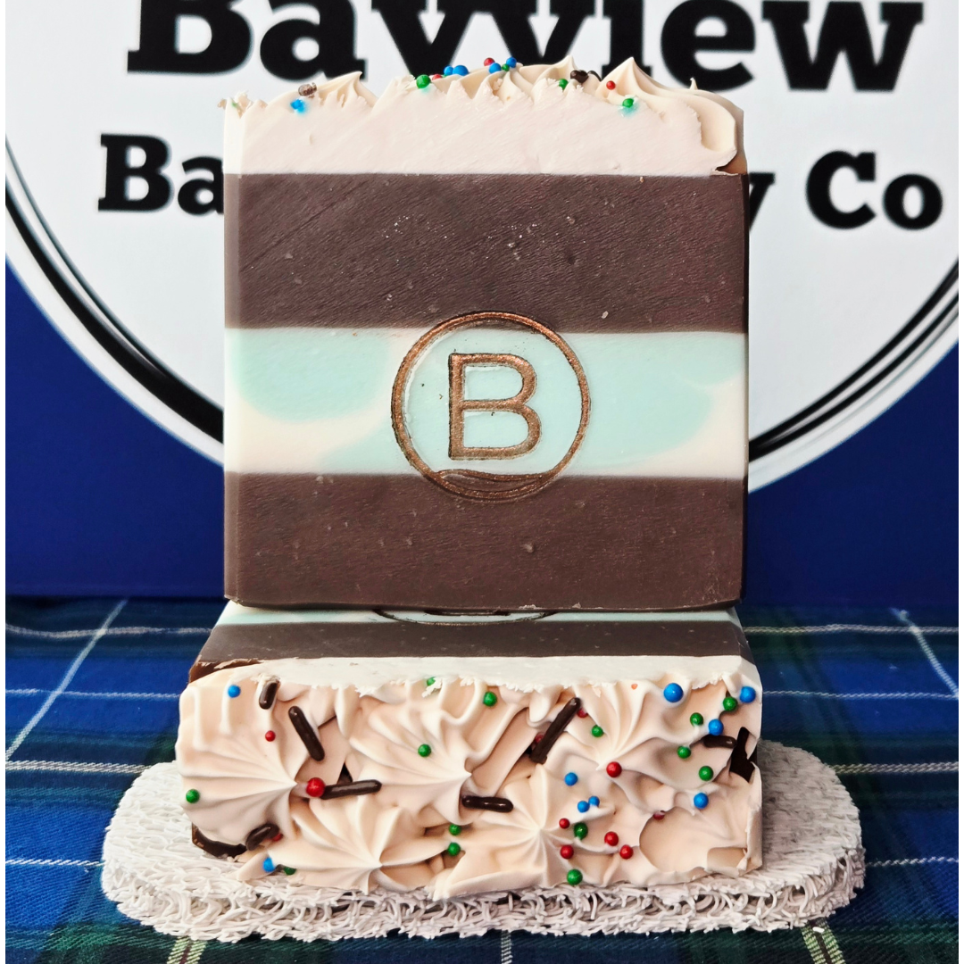 Chocolate Mint Natural Tallow Soap