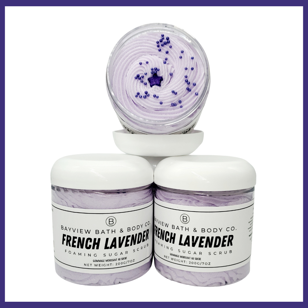 French Lavender Foaming Sugar Scrub