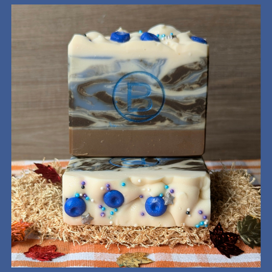 Blueberry Cheesecake Artisan Bar Soap - Vegan Friendly