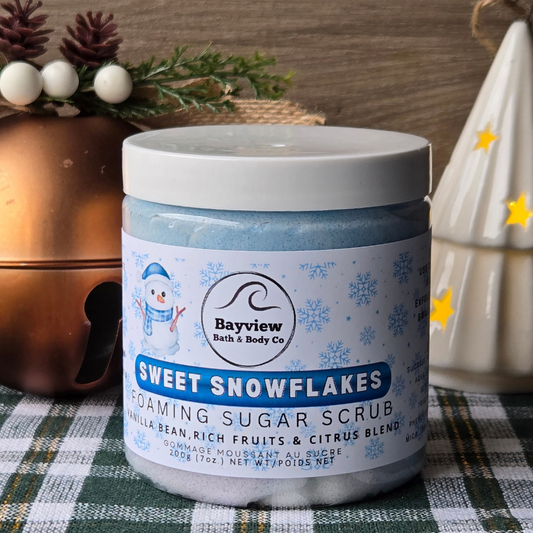 Sweet Snowflakes Foaming Body Scrub
