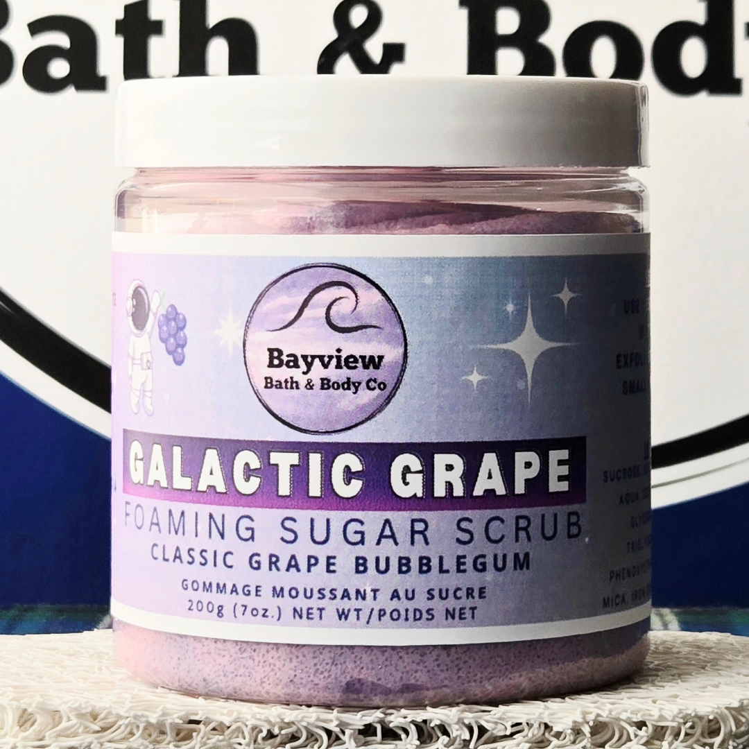 Galactic Grape Foaming Body Scrub-200g