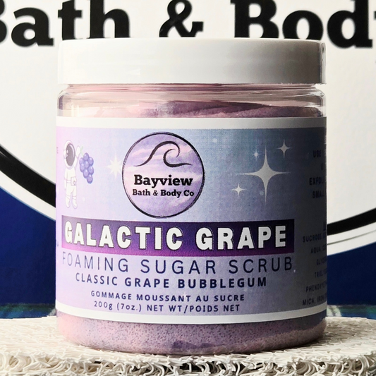 Galactic Grape Foaming Body Scrub-200g