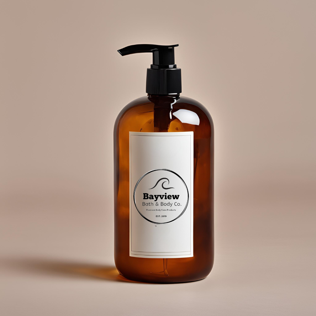 Natural Liquid Hand Soap - 500ml Glass Bottle with Pump