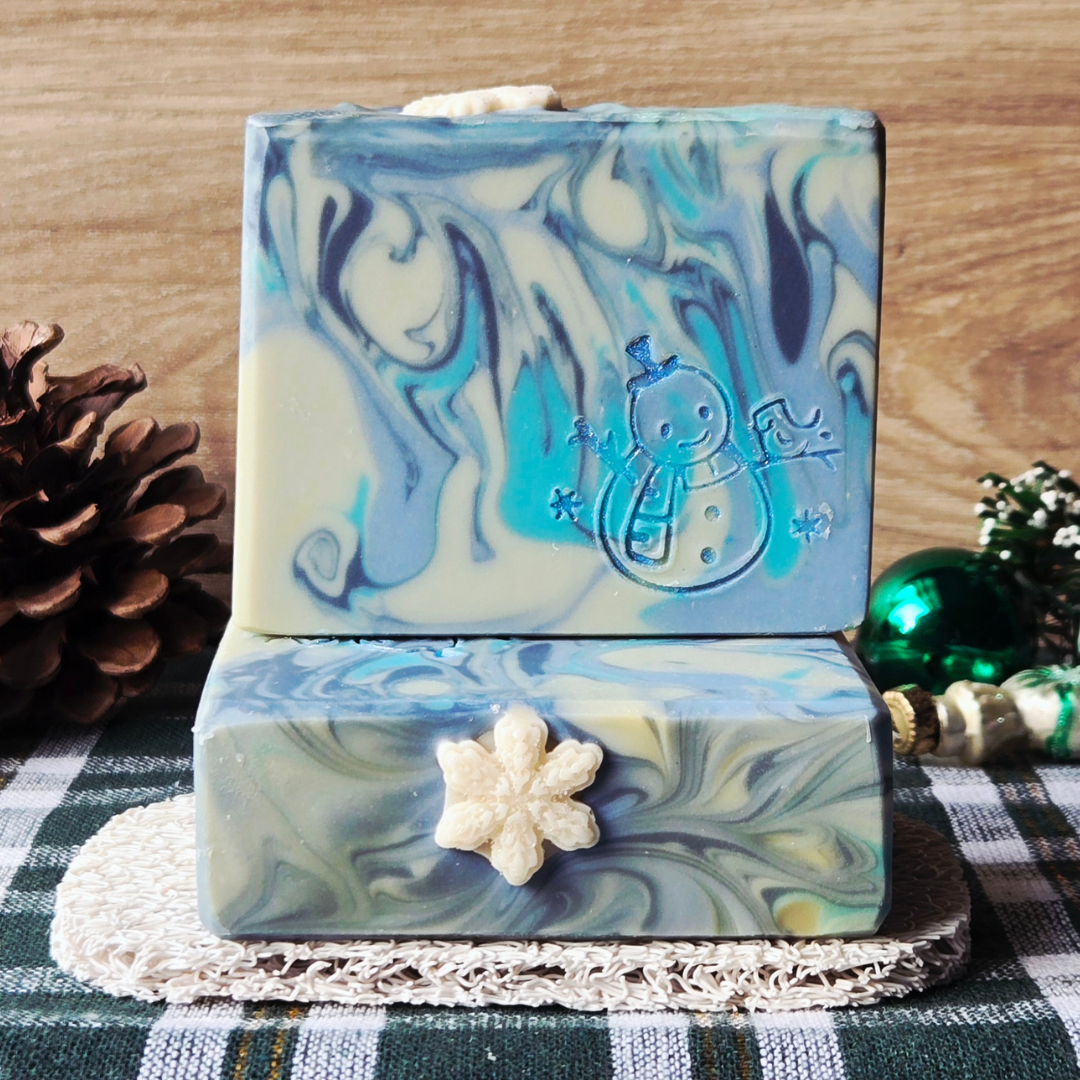 Snowflakes Artisan Tallow Soap