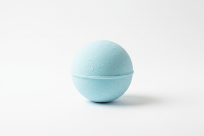 light blue bath bomb